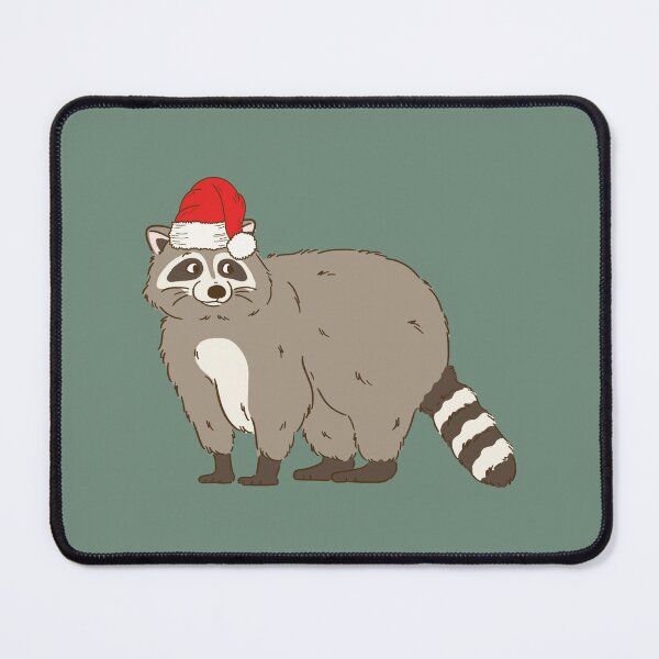 Item preview, Santa Raccoon Christmas Racoon Animal Holiday designed and sold by thepawster.
