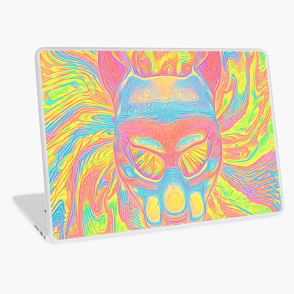 Abstract Mask Laptop Skin