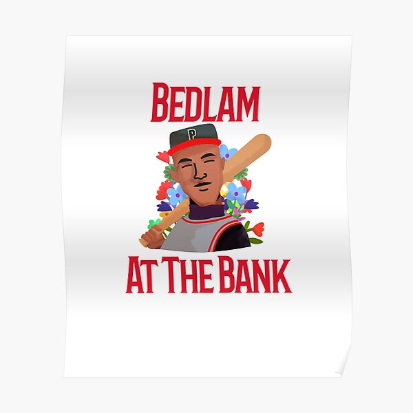 Bryce Harper Bedlam at The Bank Sticker for Sale by Sherif