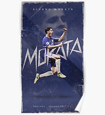 Alvaro Morata Chelsea Poster