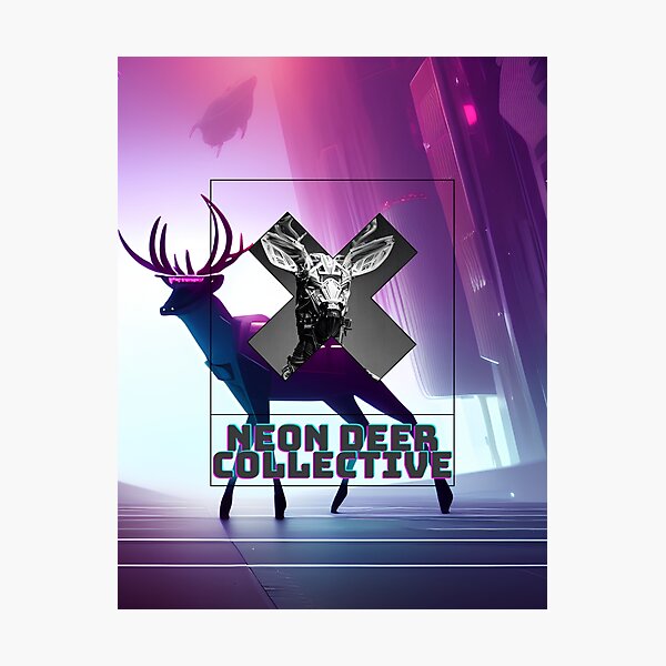 Item preview, Neon deer collective designed and sold by Mitrodoros.
