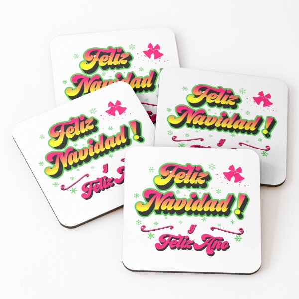 Item preview, Merry Christmas and New Year - white background (Spanish) designed and sold by Betuzo.