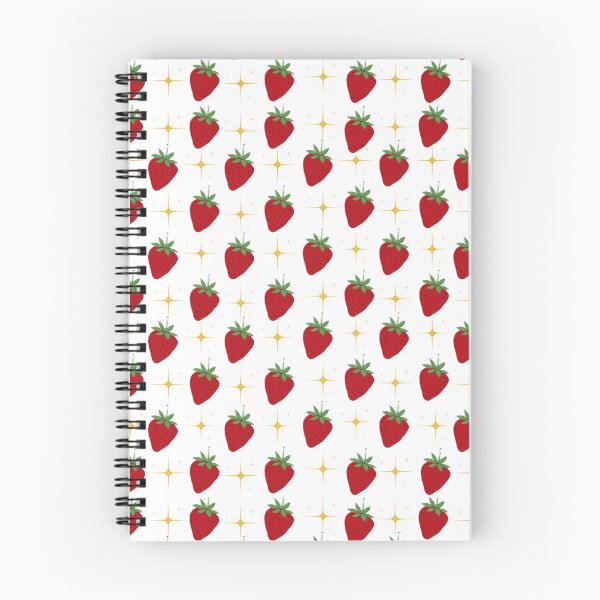 Aperçu de l'œuvre motif fraise scintillant créée et vendue par MYWMC.