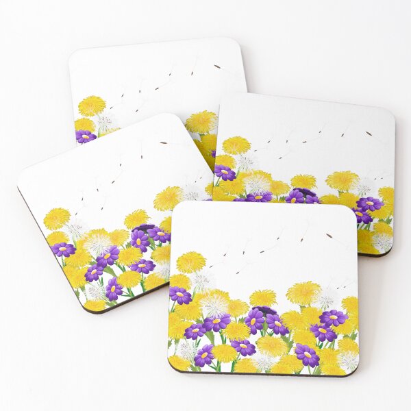 Item preview, Purple and yellow flowers designed and sold by Tanya Crowley.