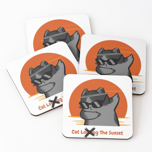 Item preview, Cat looking the sunset designed and sold by MokonoKokoro.