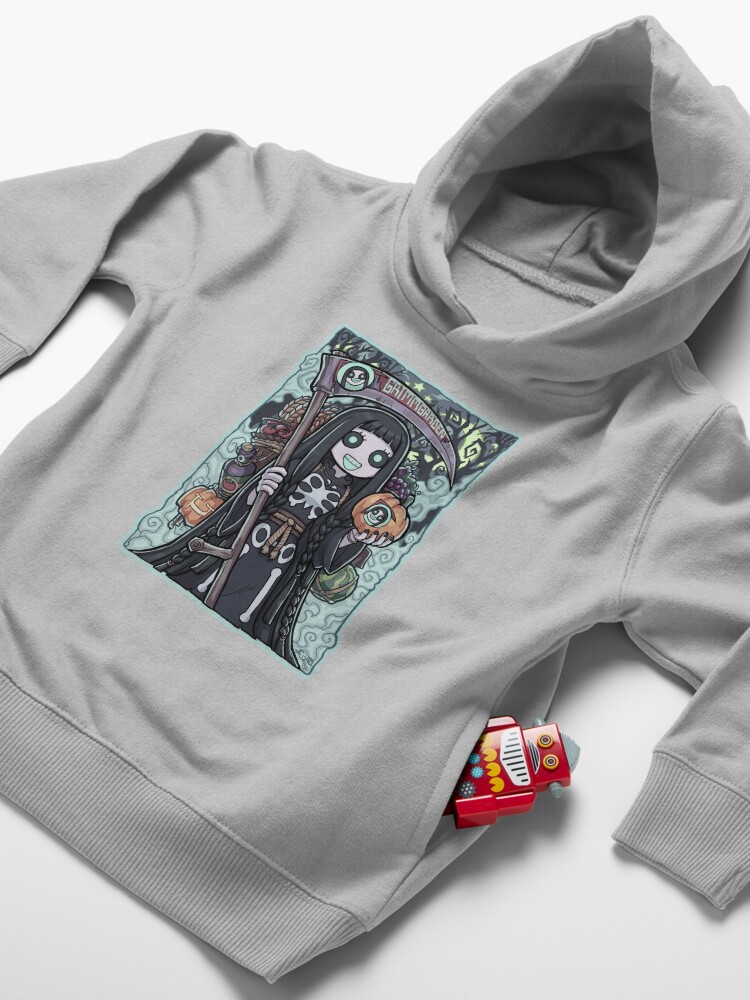 Alternate view of Reaper of the Grim Garden Toddler Pullover Hoodie