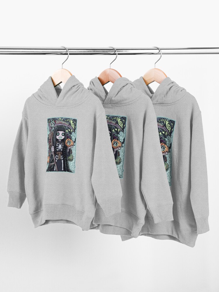 Alternate view of Reaper of the Grim Garden Toddler Pullover Hoodie