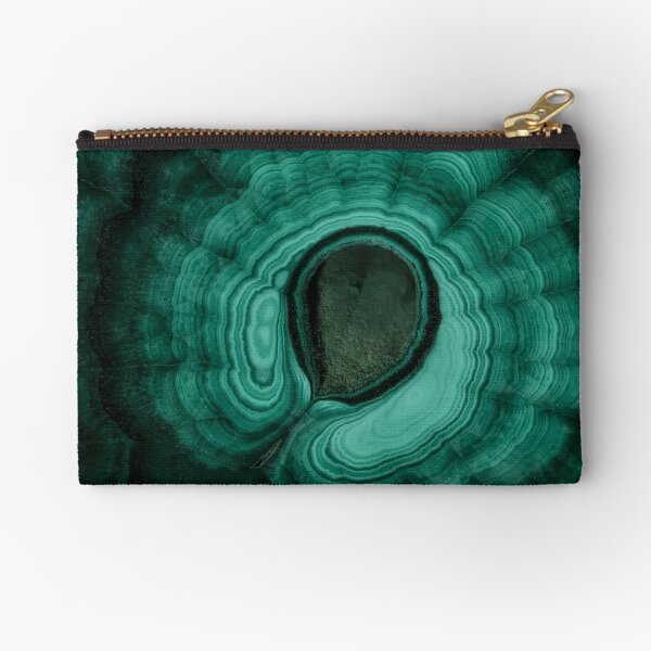 Earth treasures - malachite Zipper Pouch