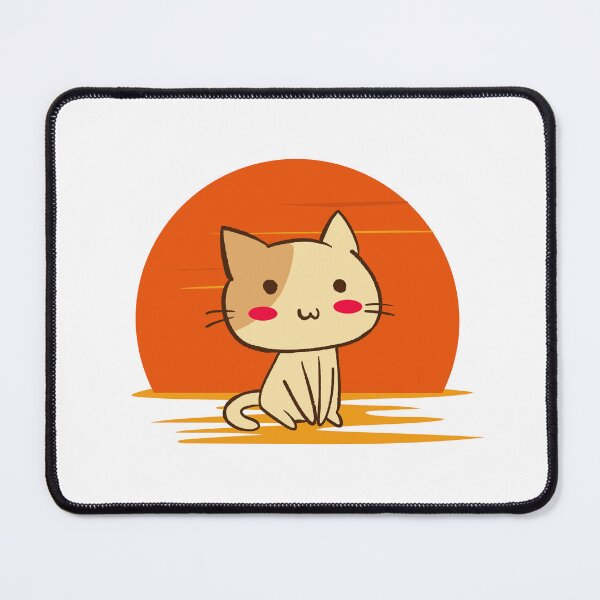 Item preview, Cat looking at sunset designed and sold by MokonoKokoro.