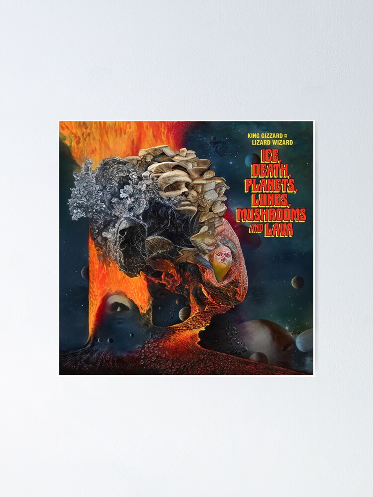 "The Ice Death King Gizzard" Poster for Sale by clintoneevans Redbubble