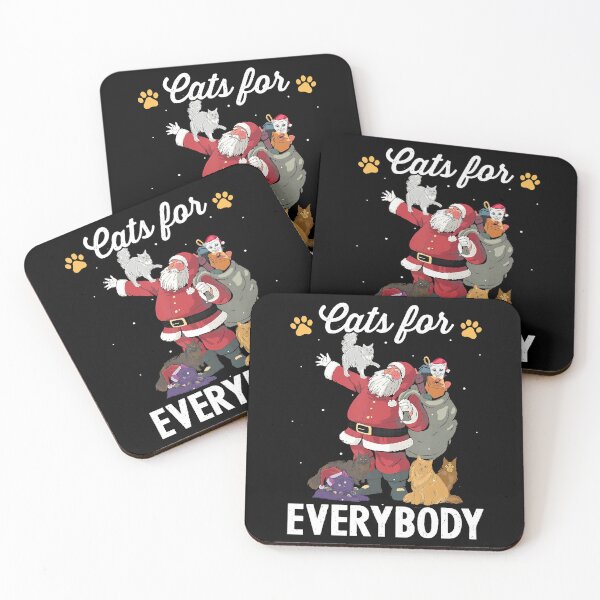 Item preview, Cats For Everybody Christmas Cat Funny Xmas Santa Women designed and sold by IsraelCastro.