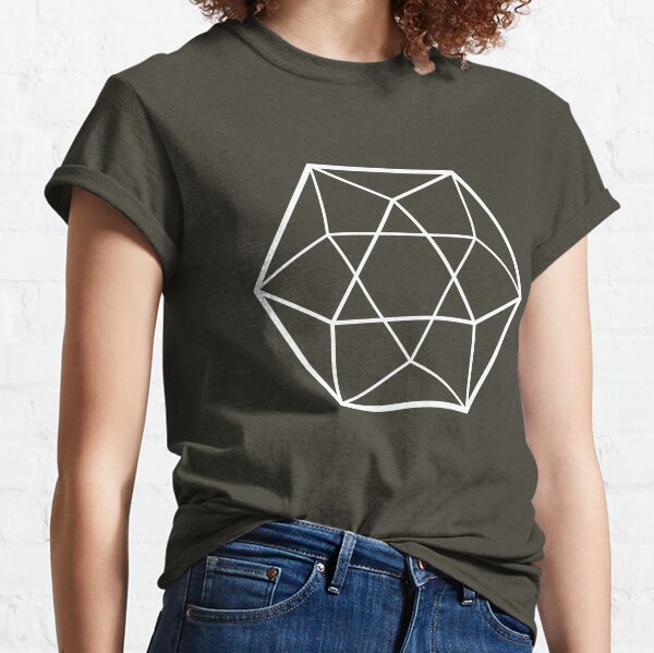 Empty Cuboctahedron (dark background) Classic T-Shirt