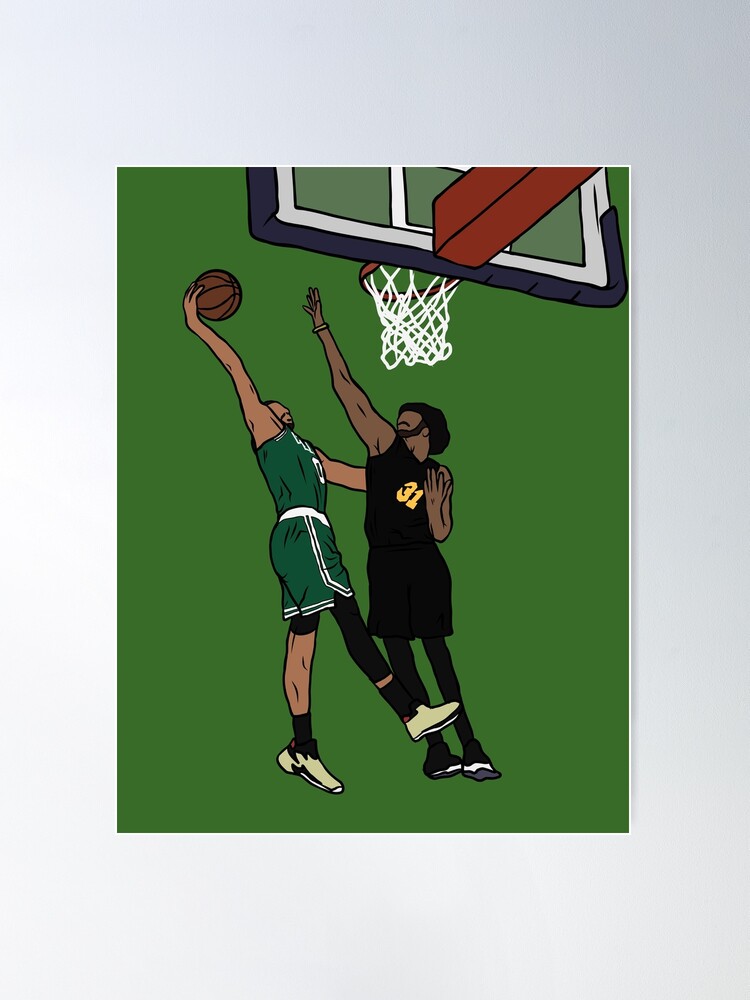 Jayson Tatum Slam Dunk by RatTrapTees, Redbubble