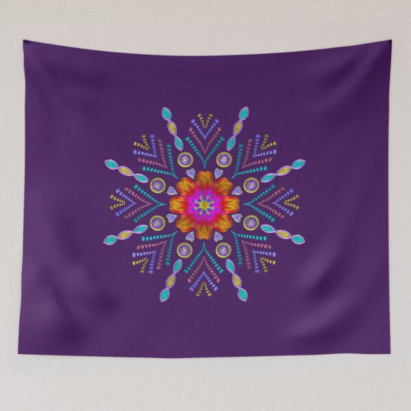 Item preview, Feather Mandala designed and sold by Jane Izzy Designs.