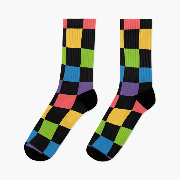 Item preview, Rainbow checered pattern designed and sold by ValeryFlame.