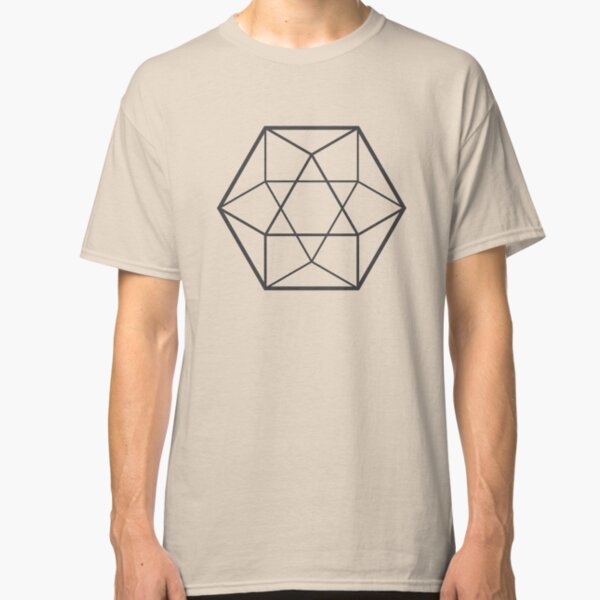 Empty Cuboctahedron (light background) Classic T-Shirt