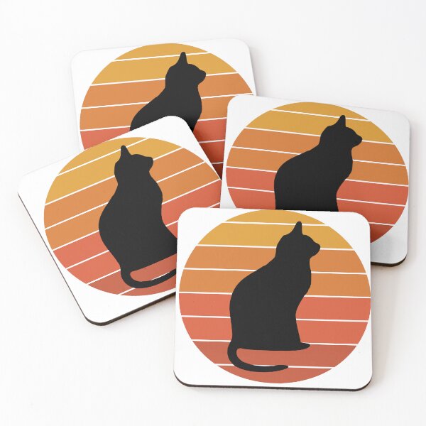 Item preview, Cat looking at sunset designed and sold by MokonoKokoro.
