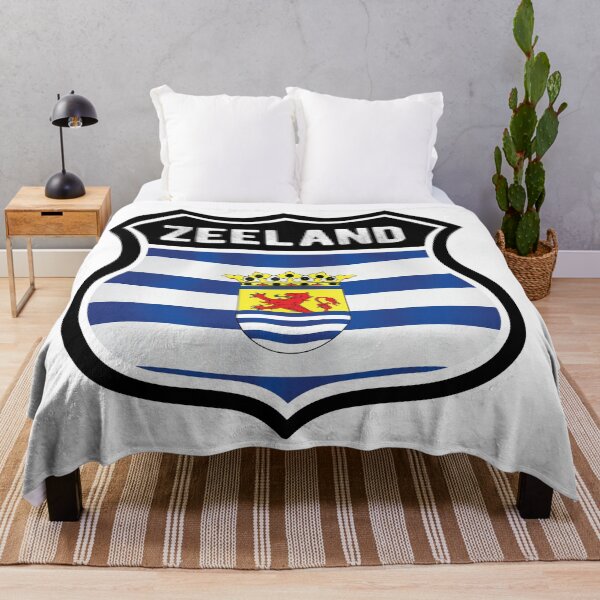 Item preview, Zeeland Netherlands Shield Flag designed and sold by RahallusNtx.