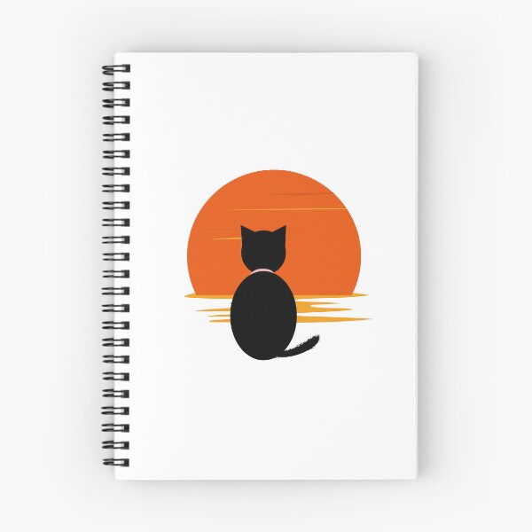 Item preview, Cat looking at sunset designed and sold by MokonoKokoro.