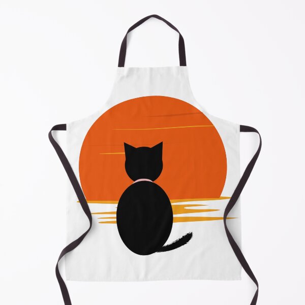 Item preview, Cat looking at sunset designed and sold by MokonoKokoro.