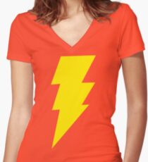 Shazam Shirt mit V-Ausschnitt
