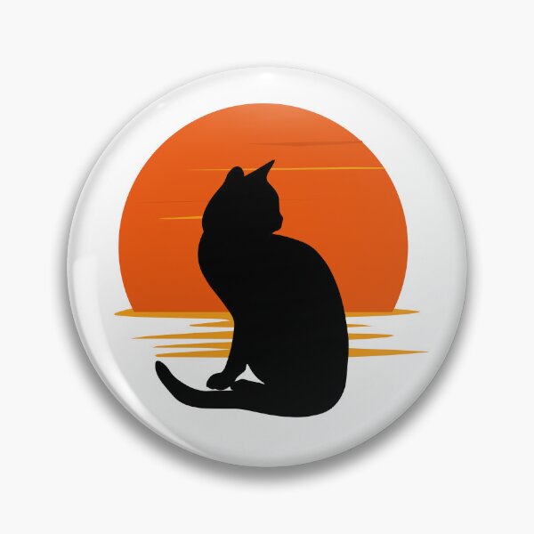 Item preview, Cat looking at sunset designed and sold by MokonoKokoro.
