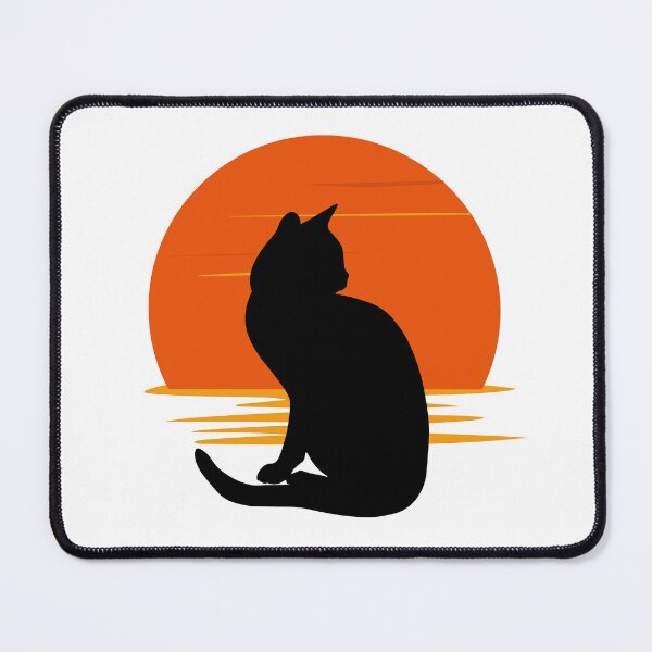 Item preview, Cat looking at sunset designed and sold by MokonoKokoro.