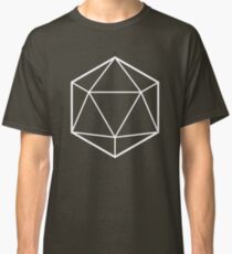 Opaque Icosahedron (dark background) Classic T-Shirt