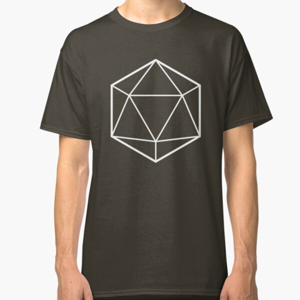 Opaque Icosahedron (dark background) Classic T-Shirt