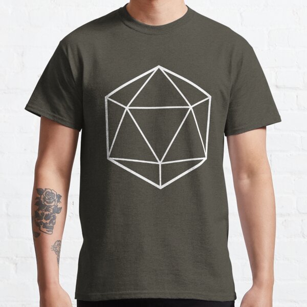 Opaque Icosahedron (dark background) Classic T-Shirt