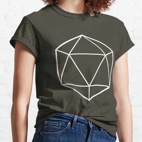 Opaque Icosahedron (dark background) Classic T-Shirt
