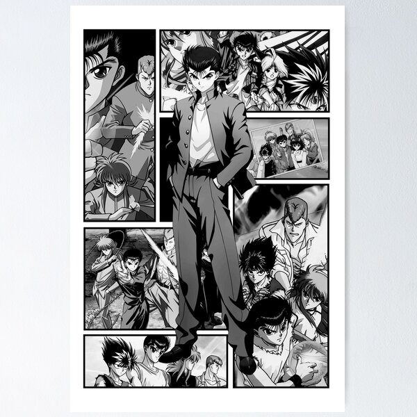 YU YU HAKUSHO Poster Yusuke's group (52x38cm)