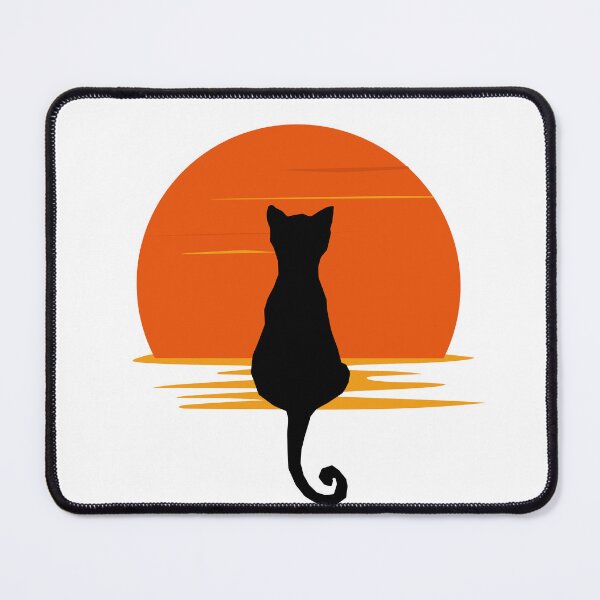 Item preview, Cat looking at sunset designed and sold by MokonoKokoro.