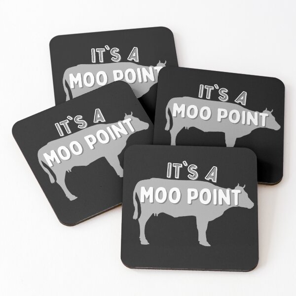 Item preview, It's a moo point gray shadow designed and sold by eloski.