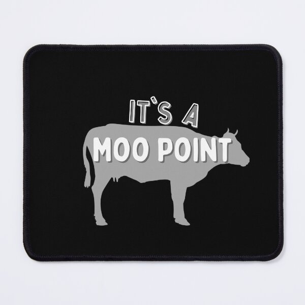 Item preview, It's a moo point gray shadow designed and sold by eloski.