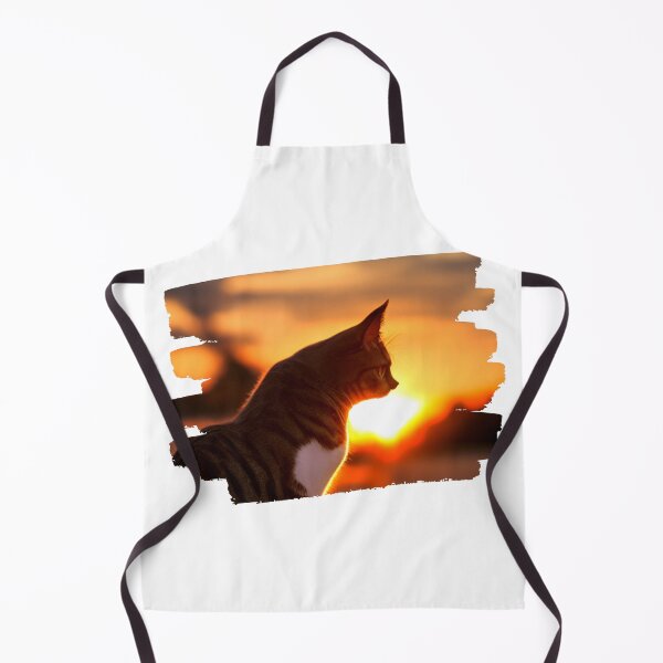 Item preview, Cat looking at sunset designed and sold by MokonoKokoro.