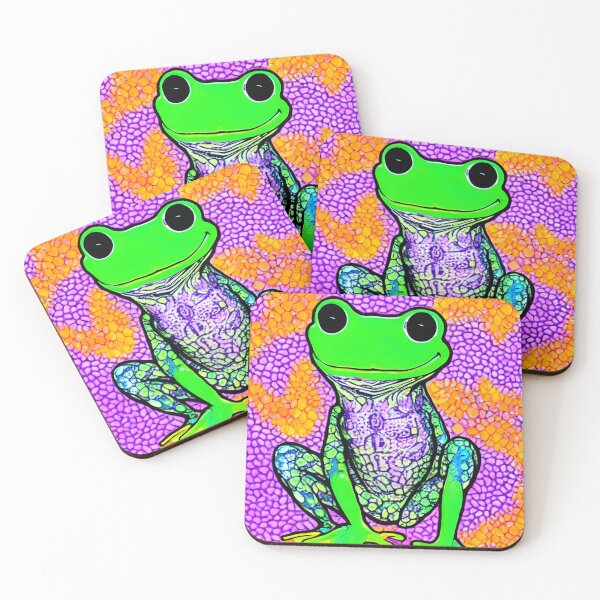 Item preview, Trippy Psychedelic Frog  designed and sold by winterswinner.