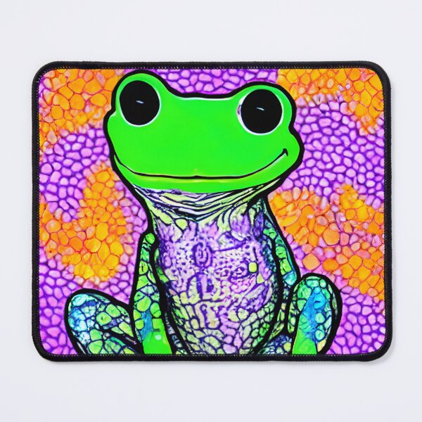 Item preview, Trippy Psychedelic Frog  designed and sold by winterswinner.