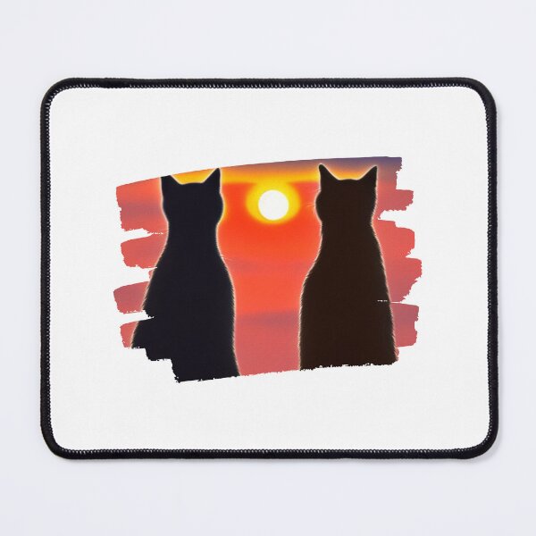 Item preview, Cat looking at sunset designed and sold by MokonoKokoro.