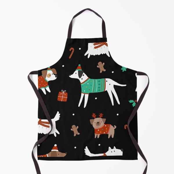 Item preview, Dog christmas pattern designed and sold by emalijae.