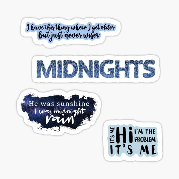 Taylor Swift Sticker Pack (10 pieces + 1 Bonus Sticker)