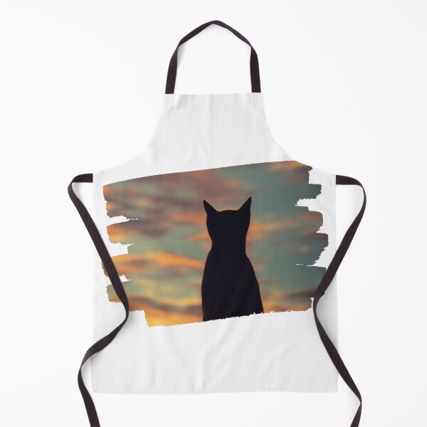 Item preview, Cat looking at sunset designed and sold by MokonoKokoro.