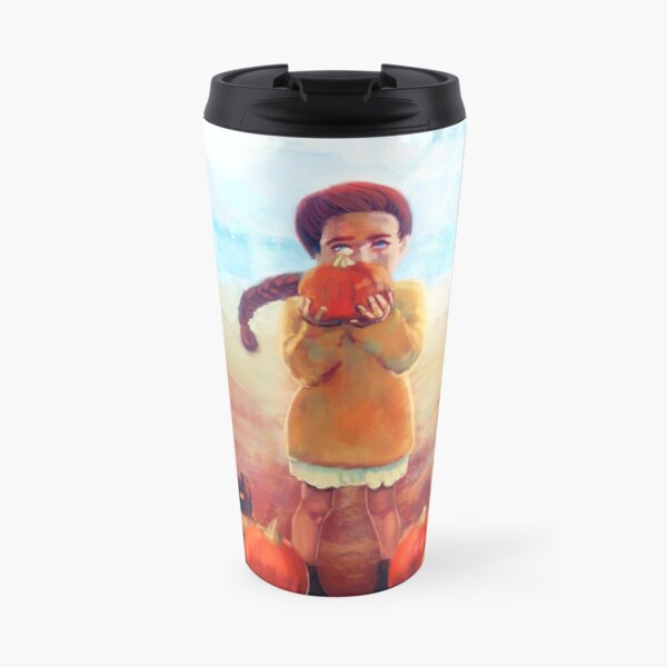 Pumpkin Girl - Autumn - Halloween Travel Mug