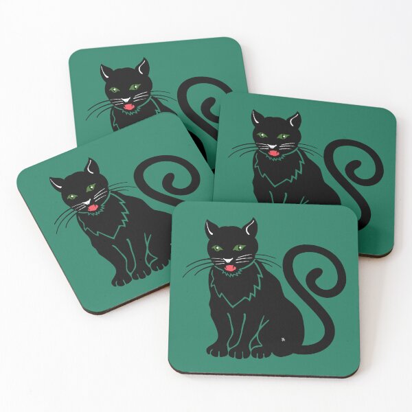 Item preview, Gift Black Cat With Green Eyes designed and sold by TFLprod.