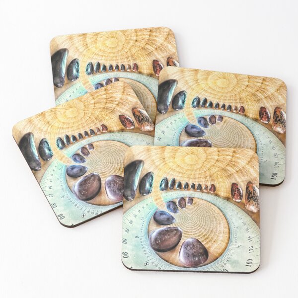 Item preview, Organic Sea Beans at a Geometric Biophilic Design Meeting - Digital Art (Photo Manipulation) 1 of 4 designed and sold by Beachy.