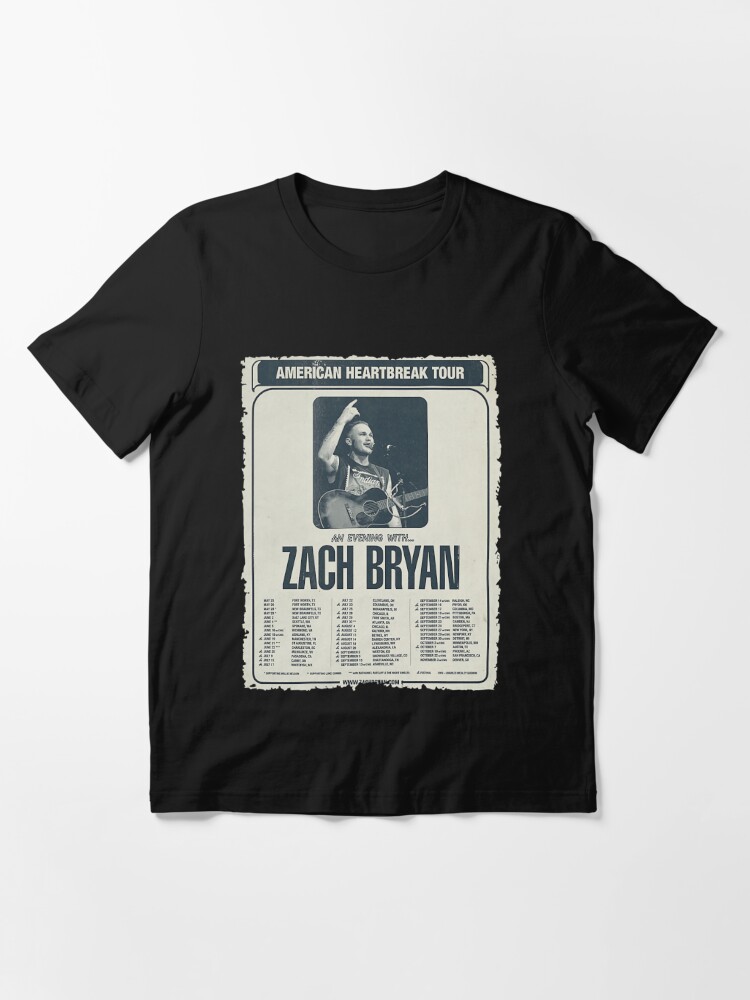 Disover Zach Bryan Retro Musical T-Shirt, Country Music T-Shirt, Music Tour T-Shirt, American Heartbreak T-Shirt, The Burn Burn Burn 2023 Tour Shirt