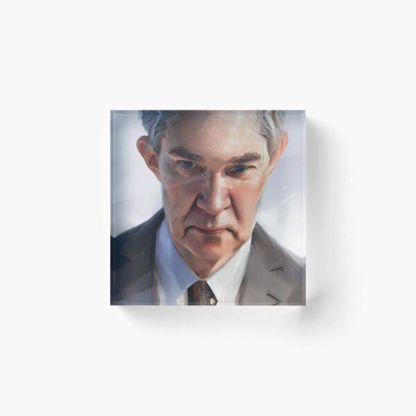 Item preview, Cartoon Jerome Powell designed and sold by ArtOfTheK1W1.