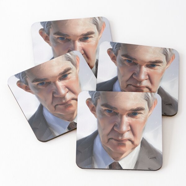 Item preview, Cartoon Jerome Powell designed and sold by ArtOfTheK1W1.