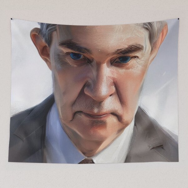 Item preview, Cartoon Jerome Powell designed and sold by ArtOfTheK1W1.