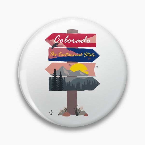 Artikelvorschau, Bunter Colorado-Wegweiser. Der Zufriedenheitszustand. entworfen und verkauft von janesg.